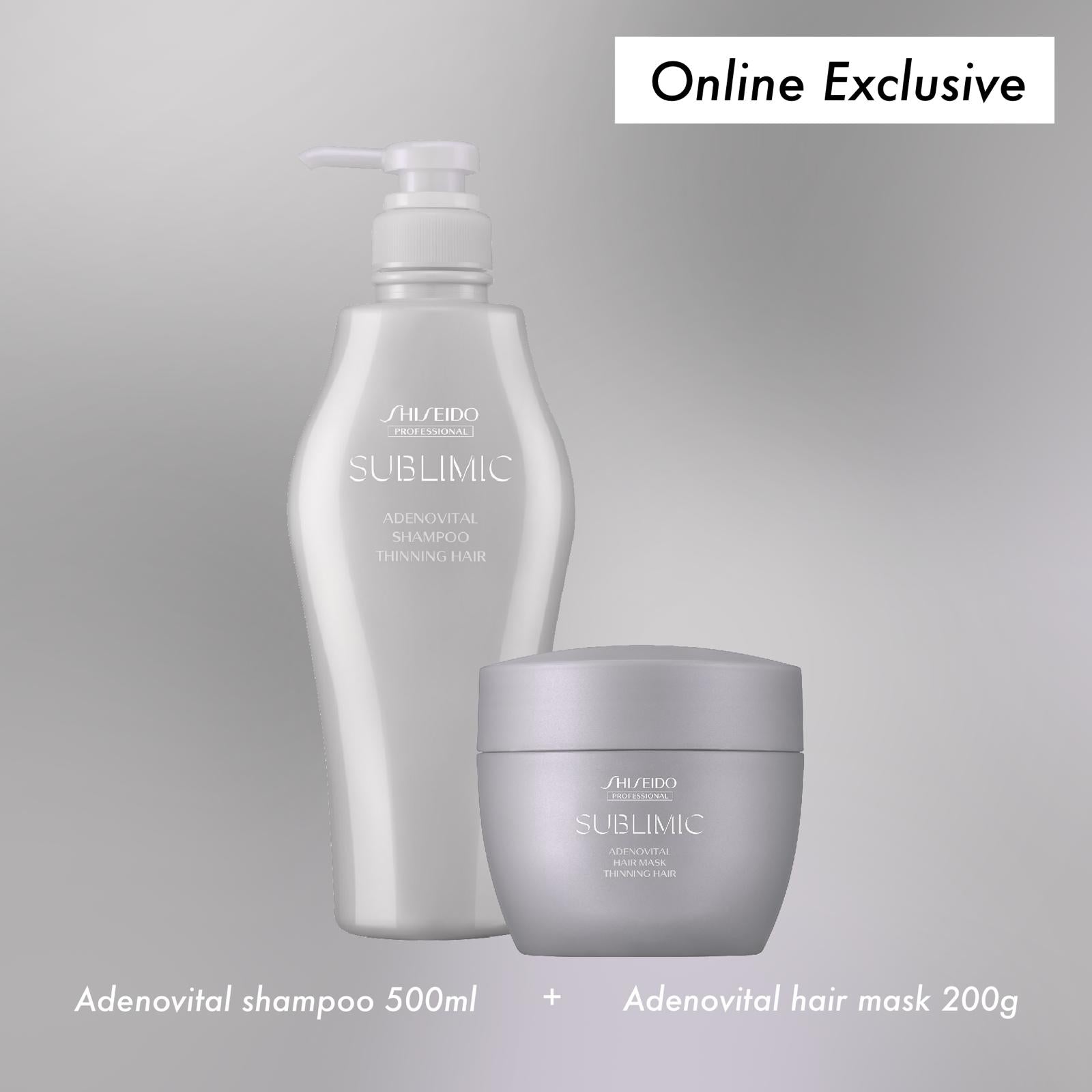 専用　SHISEIDO SUBLIMIC ADENOVITAL SHAMPOO Shiseido Sublimic Adenovital Shampoo (Thinning Hair) 250ml
